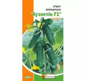 Огірок Кузнєчік F1 (букетний, самозапильний, корнішон) 0,5 г, насіння Яскрава
