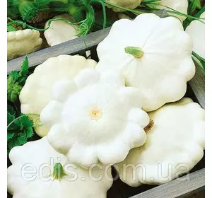 Патісон Білий Диск 2 г, насіння Яскрава Патісон Білий Диск 2 г, насіння Яскрава