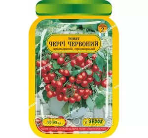 Томат Черрі червоний 70-90 шт. дражоване насіння Томат Черрі червоний 70-90 шт. дражоване насіння