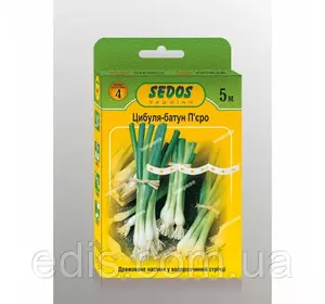 Цибуля батун П`єро на стрічці 5 м (насіння дражоване на водорозчинній стрічці) Цибуля батун П`єро на стрічці 5 м (насіння дражоване на водорозчинній стрічці)