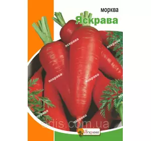 Морква Яскрава 20 г, насіння Яскрава Морква Яскрава 20 г, насіння Яскрава