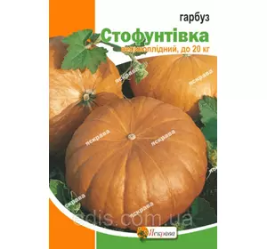 Гарбуз Стофунтівка 20 г, насіння Яскрава Гарбуз Стофунтівка 20 г, насіння Яскрава