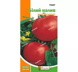 Томат Білий налив 0,2 г, насіння Яскрава Томат Білий налив 0,2 г, насіння Яскрава