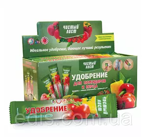 Добриво мінеральне для томатів і перцю, 100 г, Чистий лист, Kvitofor Добриво мінеральне для томатів і перцю, 100 г, Чистий лист, Kvitofor