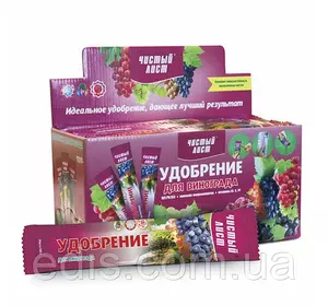 Добриво для винограду кристалічне 100 гр Чистий лист Добриво для винограду кристалічне 100 гр Чистий лист