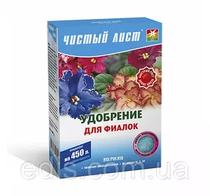 Добриво мінеральне для фіалок 300 г Чистий аркуш, Kvitofor Добриво мінеральне для фіалок 300 г Чистий аркуш, Kvitofor