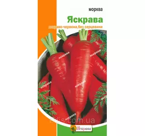 Морква Яскрава 3 г, насіння Яскрава Морква Яскрава 3 г, насіння Яскрава