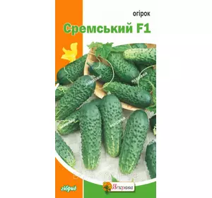Огірок Сремський F1 0,5 г, насіння Яскрава Огірок Сремський F1 0,5 г, насіння Яскрава