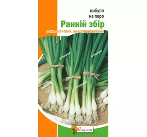 Цибуля на перо Ранній збір 1 г, насіння Яскрава Цибуля на перо Ранній збір 1 г, насіння Яскрава
