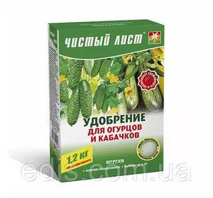 Добриво мінеральне для огірків і кабачків 1.2 кг Чистий аркуш, Kvitofor Добриво мінеральне для огірків і кабачків 1.2 кг Чистий аркуш, Kvitofor