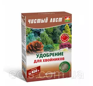 Добриво для хвойників мінеральне осіннє 300 г Чистий аркуш, Kvitofor Добриво для хвойників мінеральне осіннє 300 г Чистий аркуш, Kvitofor