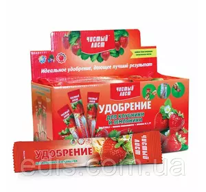 Добриво для суниці та полуниці кристалічне 100 г Чистий лист, Kvitofor Добриво для суниці та полуниці кристалічне 100 г Чистий лист, Kvitofor