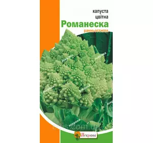 Капуста цвітна Романеско (зелена) 0,3 г, насіння Яскрава Капуста цвітна Романеско (зелена) 0,3 г, насіння Яскрава