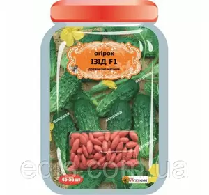 Огірок Ізід F1 (45-55 шт.) дражоване насіння Яскрава Огірок Ізід F1 (45-55 шт.) дражоване насіння Яскрава