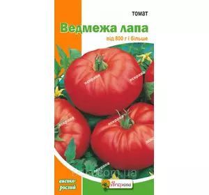 Томат Ведмежа лапа 0,1 г, насіння Яскрава Томат Ведмежа лапа 0,1 г, насіння Яскрава