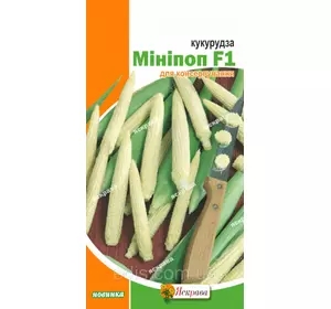 Кукурудза Мініпоп F1 1 г, насіння Яскрава Кукурудза Мініпоп F1 1 г, насіння Яскрава