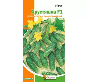 Огірок Хрустяшка F1 0,5 г, насіння Яскрава Огірок Хрустяшка F1 0,5 г, насіння Яскрава