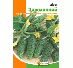 Огірок Засолочний 10 г, насіння Яскрава Огірок Засолочний 10 г, насіння Яскрава