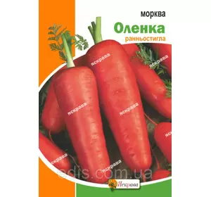 Морква Оленка 15 г, насіння Яскрава Морква Оленка 15 г, насіння Яскрава