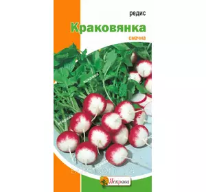 Редис Краковянка 3 г, насіння Яскрава Редис Краковянка 3 г, насіння Яскрава
