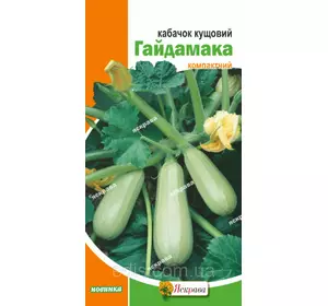 Кабачок Гайдамака 3 г, насіння Яскрава Кабачок Гайдамака 3 г, насіння Яскрава