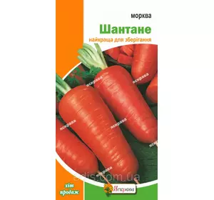 Морква Шантане 3 г, насіння Яскрава Морква Шантане 3 г, насіння Яскрава