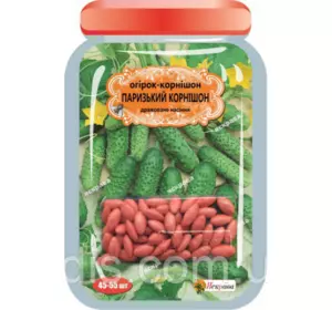 Огірок Паризький корнішон (45-55 шт.) дражоване насіння Яскрава Огірок Паризький корнішон (45-55 шт.) дражоване насіння Яскрава