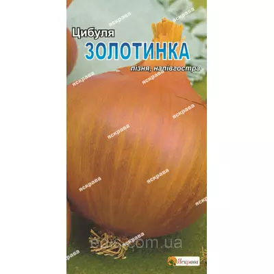 Цибуля Золотинка 1 г, насіння Яскрава