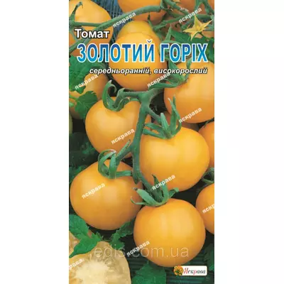 Томат Золотий горіх (індетермінантний черрі) 0,1 г, насіння Яскрава