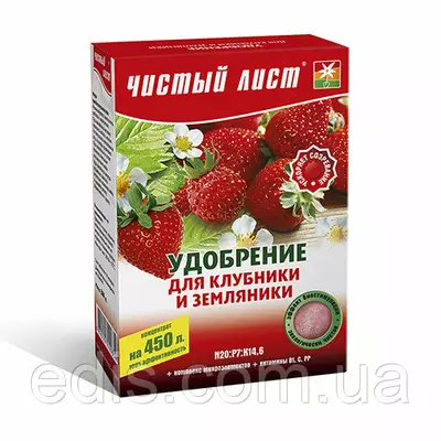 Добриво для суниці та полуниці 300 г Чистий лист, Kvitofor