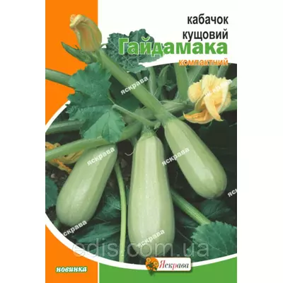 Кабачок Гайдамака 20 г, насіння Яскрава