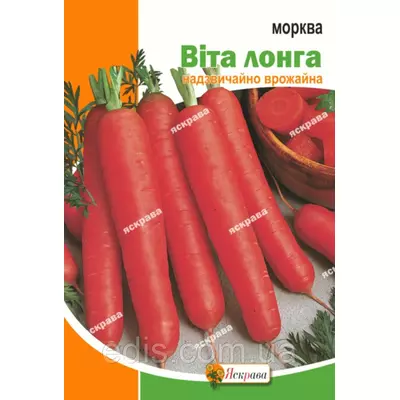 Морква Віта Лонга 10 г, насіння Яскрава