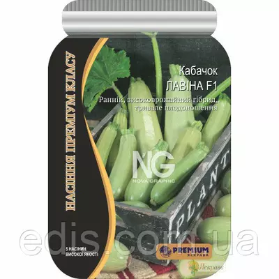 Кабачок Лавіна F1 (5 шт.) інкрустоване насіння