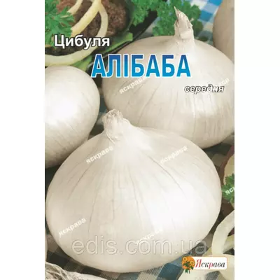 Цибуля Алібаба (біла) 8 г, насіння Яскрава