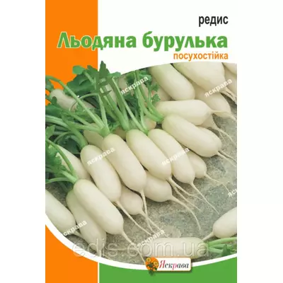 Редис Крижана бурулька 10 г, насіння Яскрава