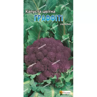 Капуста цвітна Графіті (фіолетова) 0,3 г, насіння Яскрава