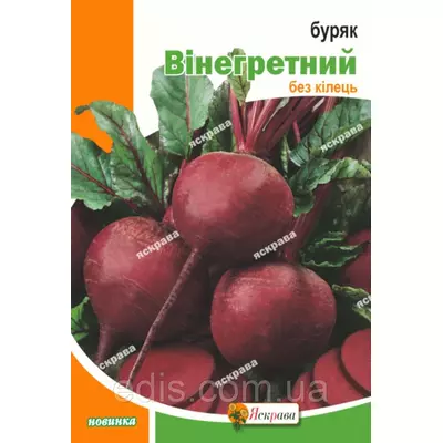 Буряк столовий Вінегретний 20 г, насіння Яскрава