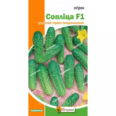 Огірок Сопліца F1 0,5 г, насіння Яскрава