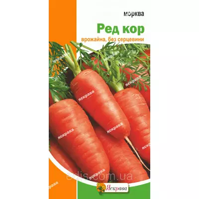 Морква Ред Кор 3 г, насіння Яскрава