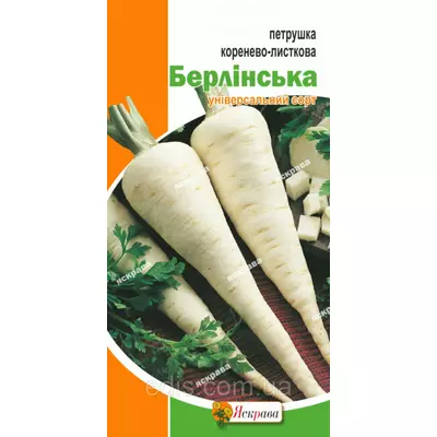 Петрушка коренева Берлінська 2 г, насіння Яскрава