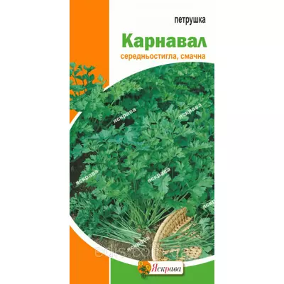 Петрушка дрібнолиста Карнавал 2 г, насіння Яскрава