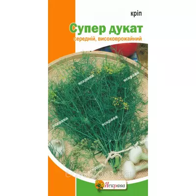 Кріп Супер Дукат 5 г, насіння Яскрава