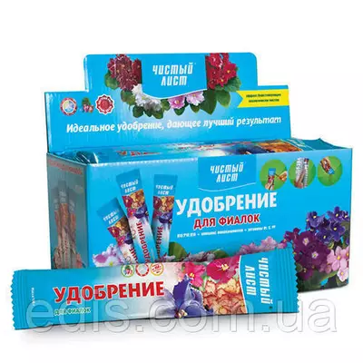 Добриво мінеральне для фіалок 100 г Чистий лист, Kvitofor