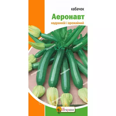 Кабачок Аеронавт 3 г, насіння Яскрава