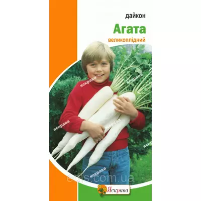 Дайкон Агата 2 г, насіння Яскрава