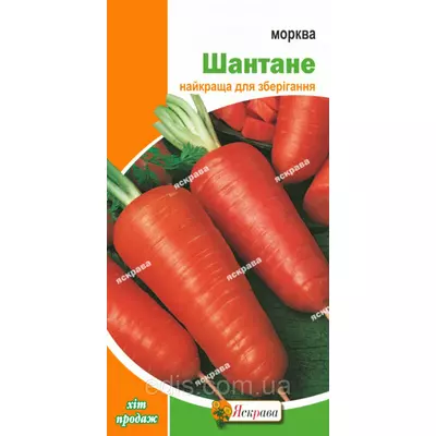 Морква Шантане 3 г, насіння Яскрава